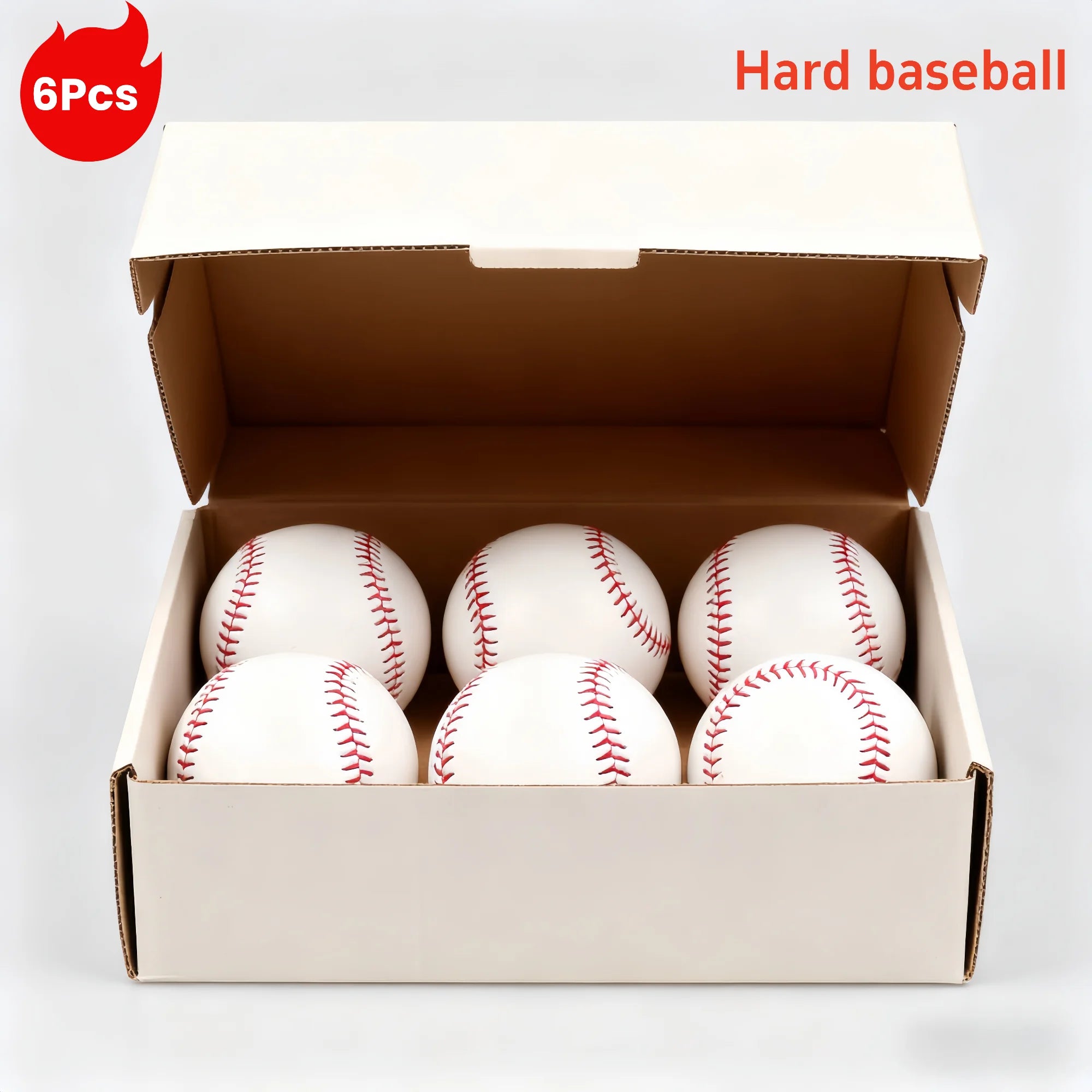 Baseball No. 9Softball Hardball Training Handmade Balls Fitness Products White Safety Kid Baseballs Men's Practice Team Game