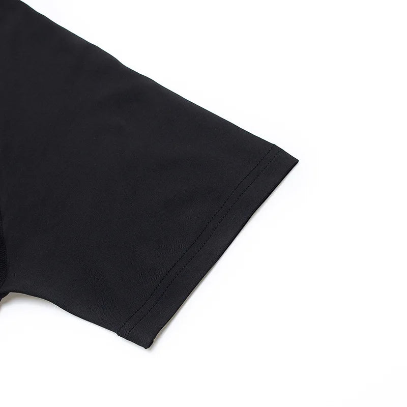 Compression T Shirt Men Summer Sportswear Running T-shirt Elastic Quick Dry Sport Tops Tee Athletic Gym Workout Shirts Men