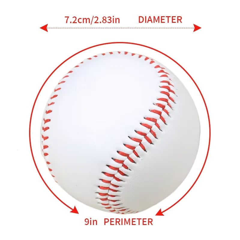 Baseball No. 9Softball Hardball Training Handmade Balls Fitness Products White Safety Kid Baseballs Men's Practice Team Game