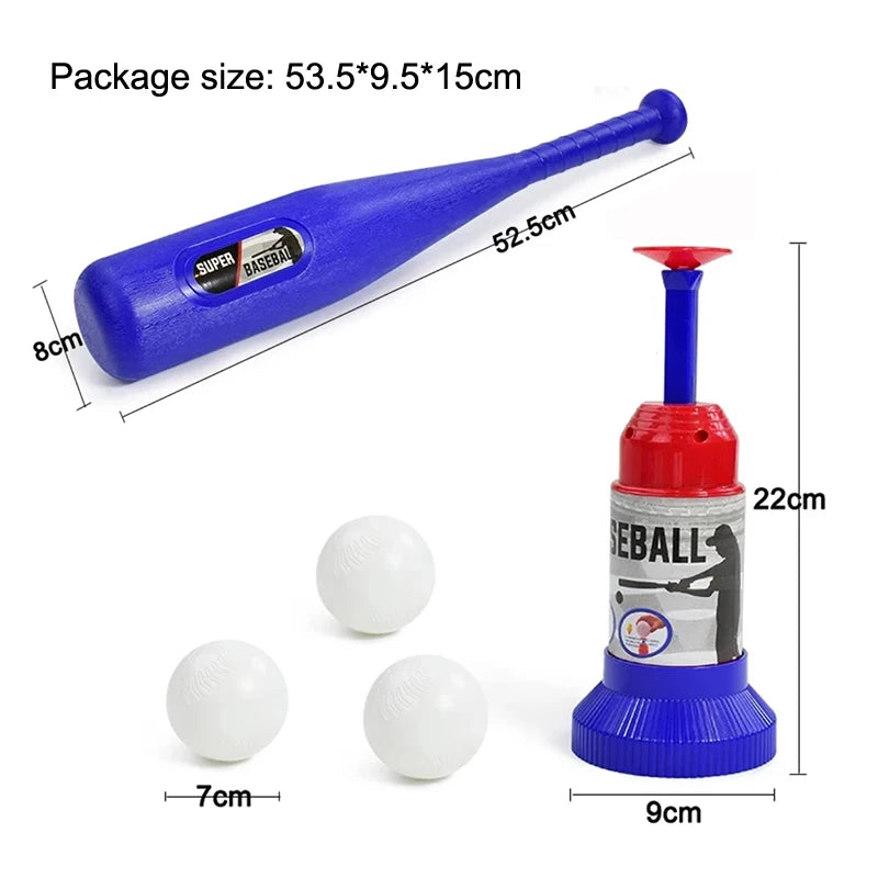 Baseball Ball Toys Adjustable Automatic Pitching Baseball Backyard Outdoor Sports Toy Machine Games Sets Birthday Kids Boy Gift